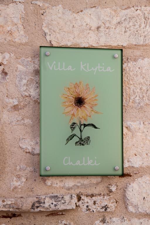 Villa Klytia Chalki Town Buitenkant foto